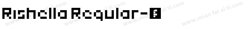 Rishella Regular字体转换